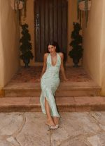 Cydney Beaded Maxi Dress - Sage - 图片 8