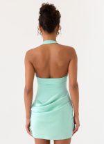 Deena Mini Dress - Mint - 图片 7