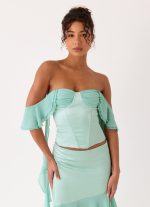 Deenesa Corset Top - Mint - 图片 3