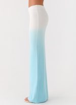 Deep Sea Kiss Maxi Skirt - Blue Ombre - 图片 3