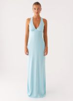 Desi Halterneck Maxi Dress - Mint - 图片 2