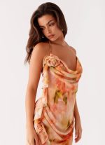 Diedre Rose Strappy Maxi Dress - Sunset Floral - 图片 7