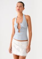 Diego Halter Top - Blue - 图片 5