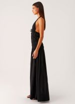 Dione Halter Maxi Dress - Black - 图片 3
