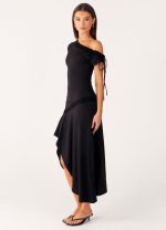 Downtown Midi Dress - Black - 图片 5