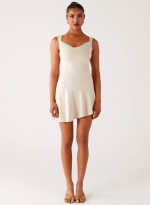 Dune Whisper Mini Dress - Ivory - 图片 2