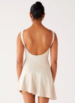 Dune Whisper Mini Dress - Ivory - 图片 4