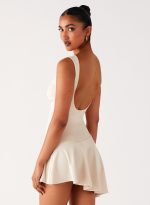 Dune Whisper Mini Dress - Ivory - 图片 6