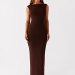 Earthbound Muse Maxi Dress - Chocolate