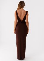Earthbound Muse Maxi Dress - Chocolate - 图片 2