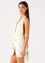 Eleanora Plunge Mini Dress - Siena Floral - 图片 2