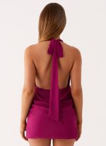 Eleanora Plunge Mini Dress - Violetta - 图片 3