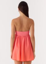 Elevare Strapless Mini Dress - Sunset Ombre - 图片 3