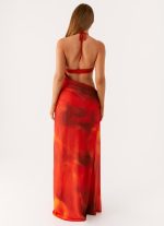 Elixis Maxi Dress - Scarlet Blur - 图片 3