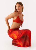 Elixis Maxi Dress - Scarlet Blur - 图片 4