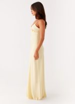 Elona Maxi Dress - Baby Yellow - 图片 3