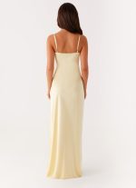 Elona Maxi Dress - Baby Yellow - 图片 4
