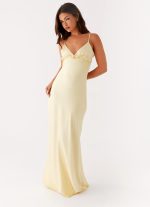 Elona Maxi Dress - Baby Yellow - 图片 5