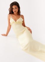 Elona Maxi Dress - Baby Yellow - 图片 6