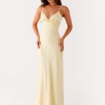 Elona Maxi Dress - Baby Yellow