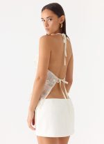 Elsas Sequin Top - Ivory - 图片 5