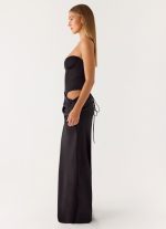 Emory Corset Maxi Dress - Black - 图片 2