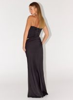 Emory Corset Maxi Dress - Black - 图片 5