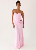 Emory Corset Maxi Dress - Pink - 图片 6
