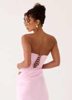 Emory Corset Maxi Dress - Pink - 图片 8