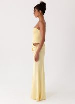 Emory Corset Maxi Dress - Yellow - 图片 4