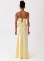 Emory Corset Maxi Dress - Yellow - 图片 5