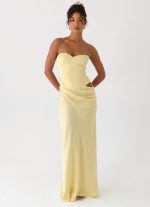 Emory Corset Maxi Dress - Yellow - 图片 6