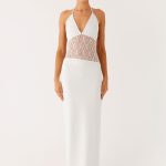 Enchant Lace Maxi Dress - Ivory