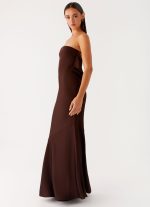 Endless Nights Maxi Dress - Chocolate - 图片 5