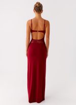 Envy Maxi Dress - Maroon - 图片 3