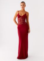 Envy Maxi Dress - Maroon - 图片 5