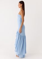 Evander Chiffon Maxi Dress - Blue - 图片 2