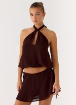 Everywhere I Go Top - Chocolate - 图片 2
