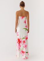 Erivo Strapless Maxi Dress - Ivory Reef - 图片 3