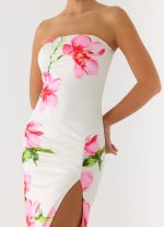 Erivo Strapless Maxi Dress - Ivory Reef - 图片 5