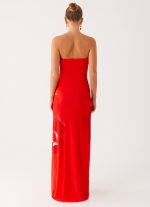 Fabian Maxi Dress - Red - 图片 5