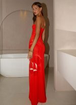 Fabian Maxi Dress - Red - 图片 2