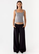 False Start Top - Smoke Grey - 图片 2