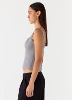 False Start Top - Smoke Grey - 图片 3