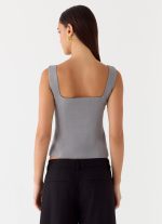 False Start Top - Smoke Grey - 图片 4