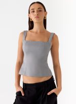 False Start Top - Smoke Grey - 图片 5