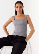 False Start Top - Smoke Grey - 图片 6