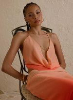 Feliciana Cowl Top - Sunset Ombre