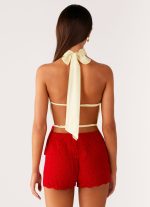 Felicity Halter Top - Scarlet Floral - 图片 2