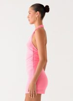 Fluent Mini Dress - Pink - 图片 4